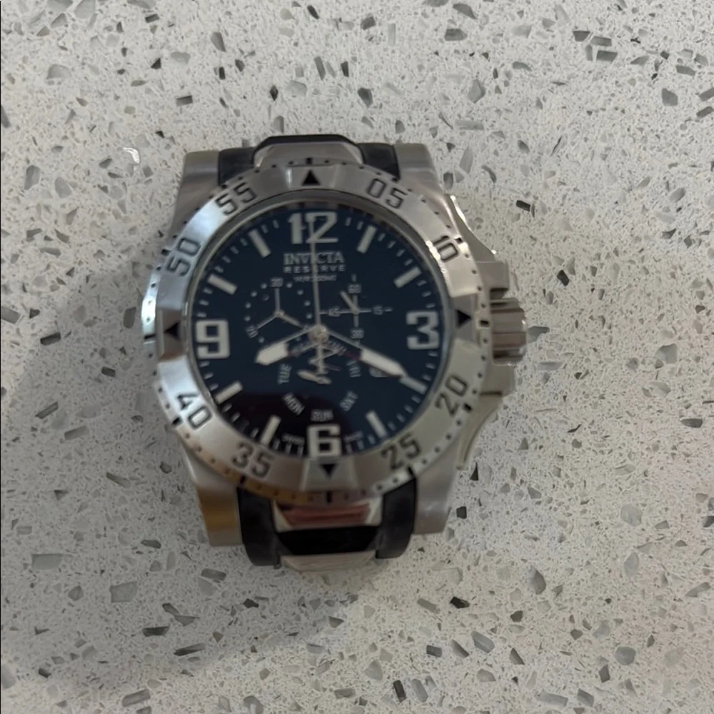 Invicta Black and Silver Men's Watch